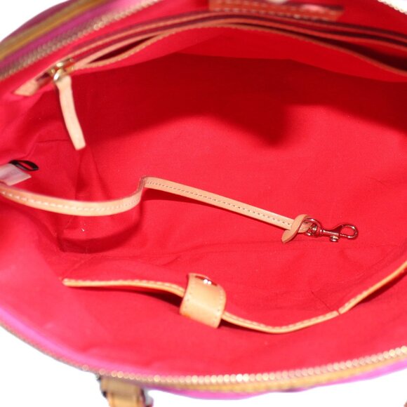 Dooney And Bourke Spicy Pink Quilted Satchel Handbag - Picture 9 of 15